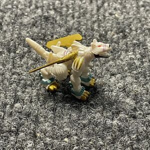 Vintage 2002 Digimon Kendogarurumon Mini Figure Bandai White Gold Wings Anime